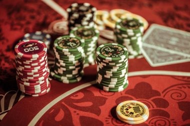 Live dealer blackjack table with multi-camera view